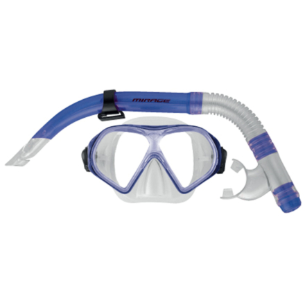 Mirage Set19 Freedom Adult Mask & Snorkel Set - Dark Blue