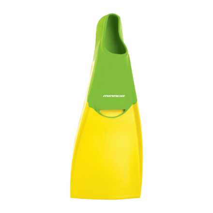 Mirage F3 Deluxe Rubber Fins - Lime - Infant 11-13