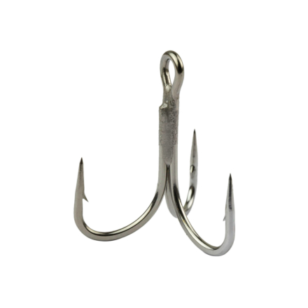 Mustad JL73NP-TS Jaw Lok Treble Hook - 3X Strong