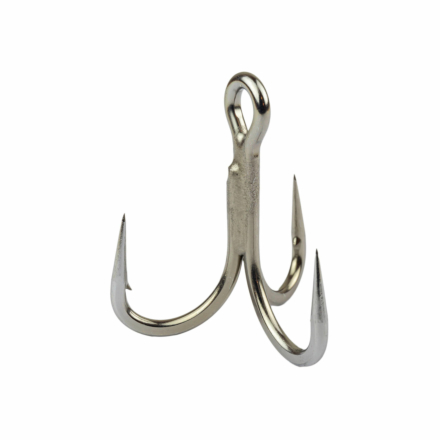 Mustad JL74NP-TS Jaw Lok Treble Hook - 4X Strong