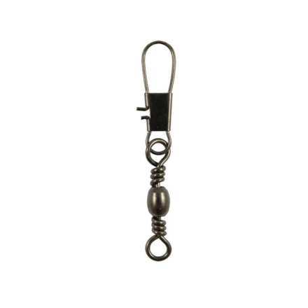 Mustad MA023-BN Barrel Swivel With Interlock Snap