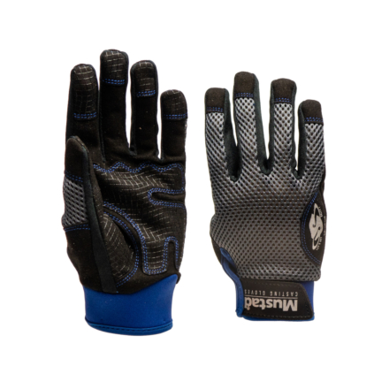 Mustad Casting Glove - Black/Grey/Blue